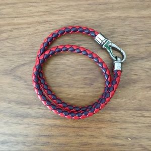 Tods braided leather bracelet